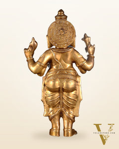 Brass Standing Ganesha Darshana Murthy – 27 Inch
