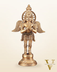 Brass Standing Garuda Idol 12 inch