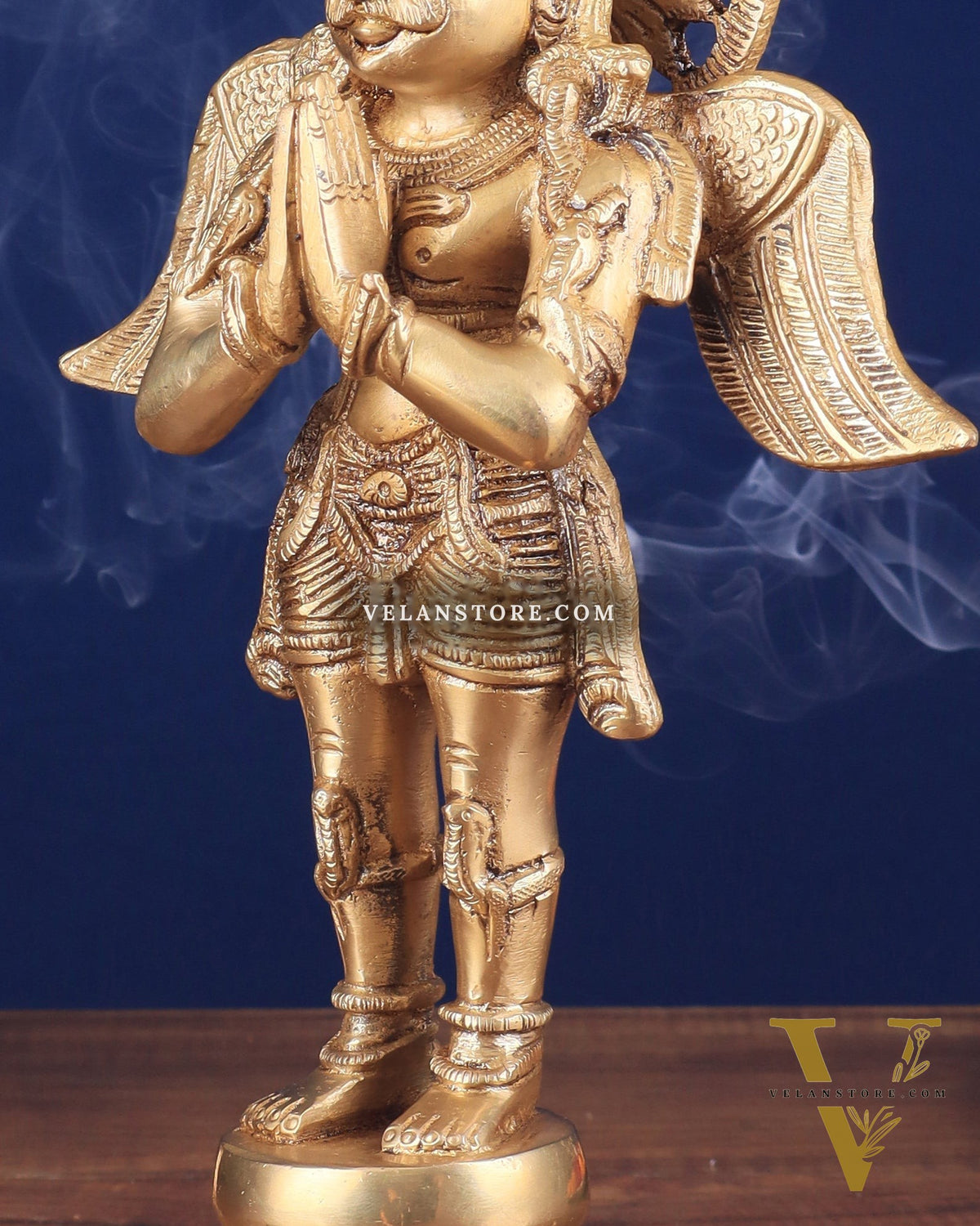 Brass Standing Garuda Idol 12 inch