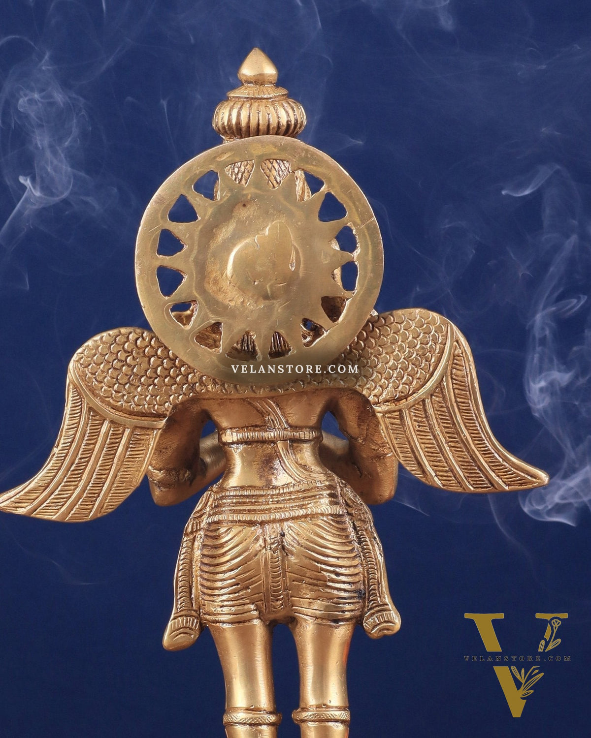 Brass Standing Garuda Idol 12 inch