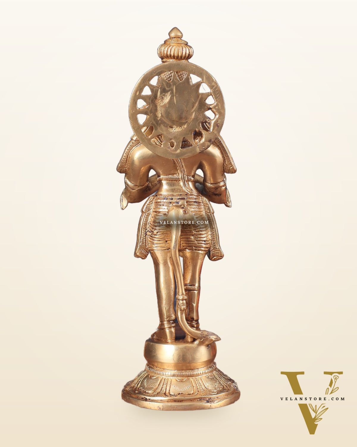 Brass Standing Hanuman Idol anjali namaskar mudra 12 inch