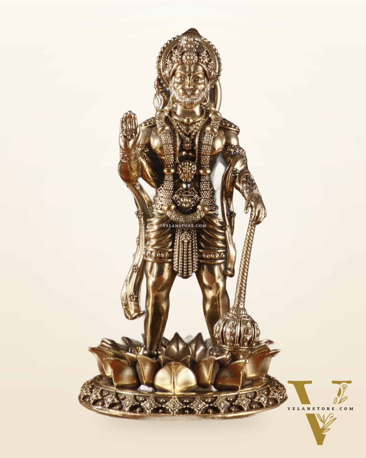Brass Standing Hanuman Idol – Superfine Carvings