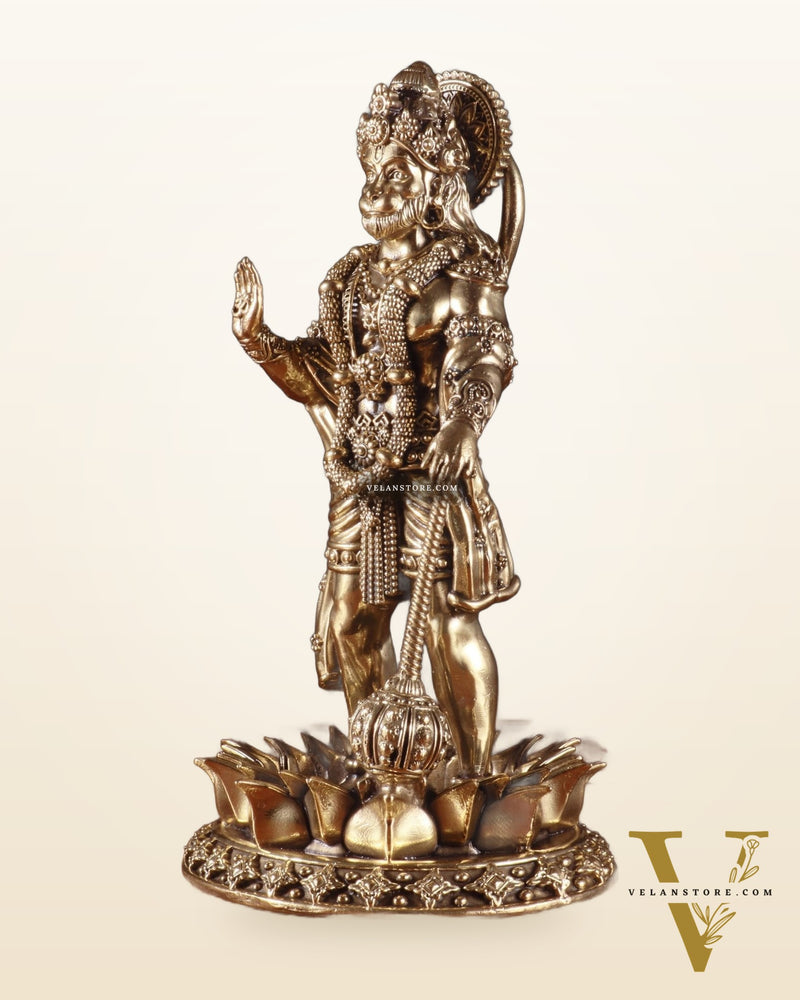 Brass Standing Hanuman Idol – Superfine Carvings