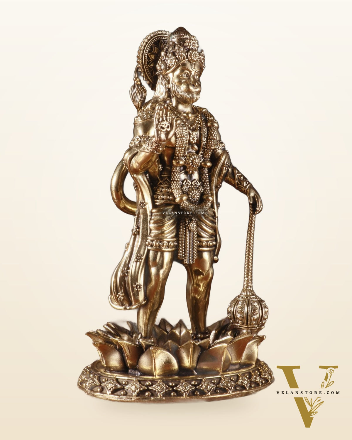 Brass Standing Hanuman Idol – Superfine Carvings
