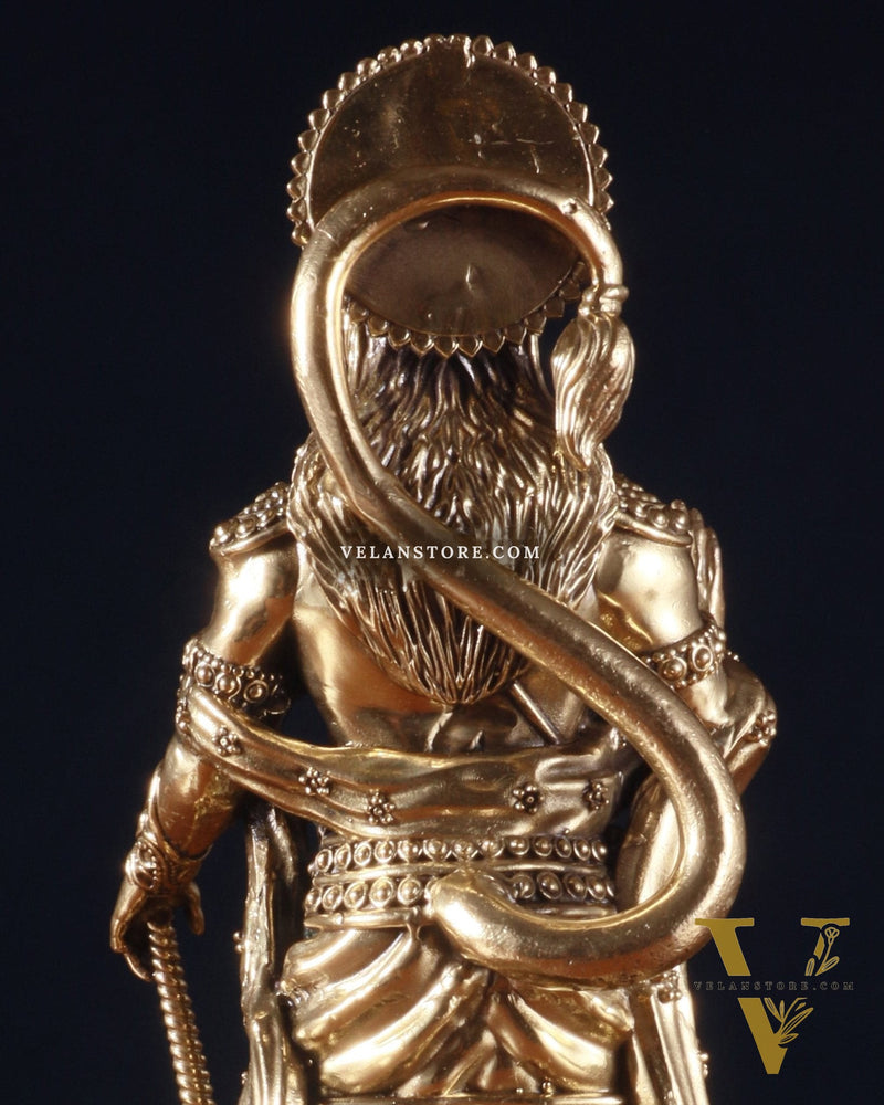 Brass Standing Hanuman Idol – Superfine Carvings