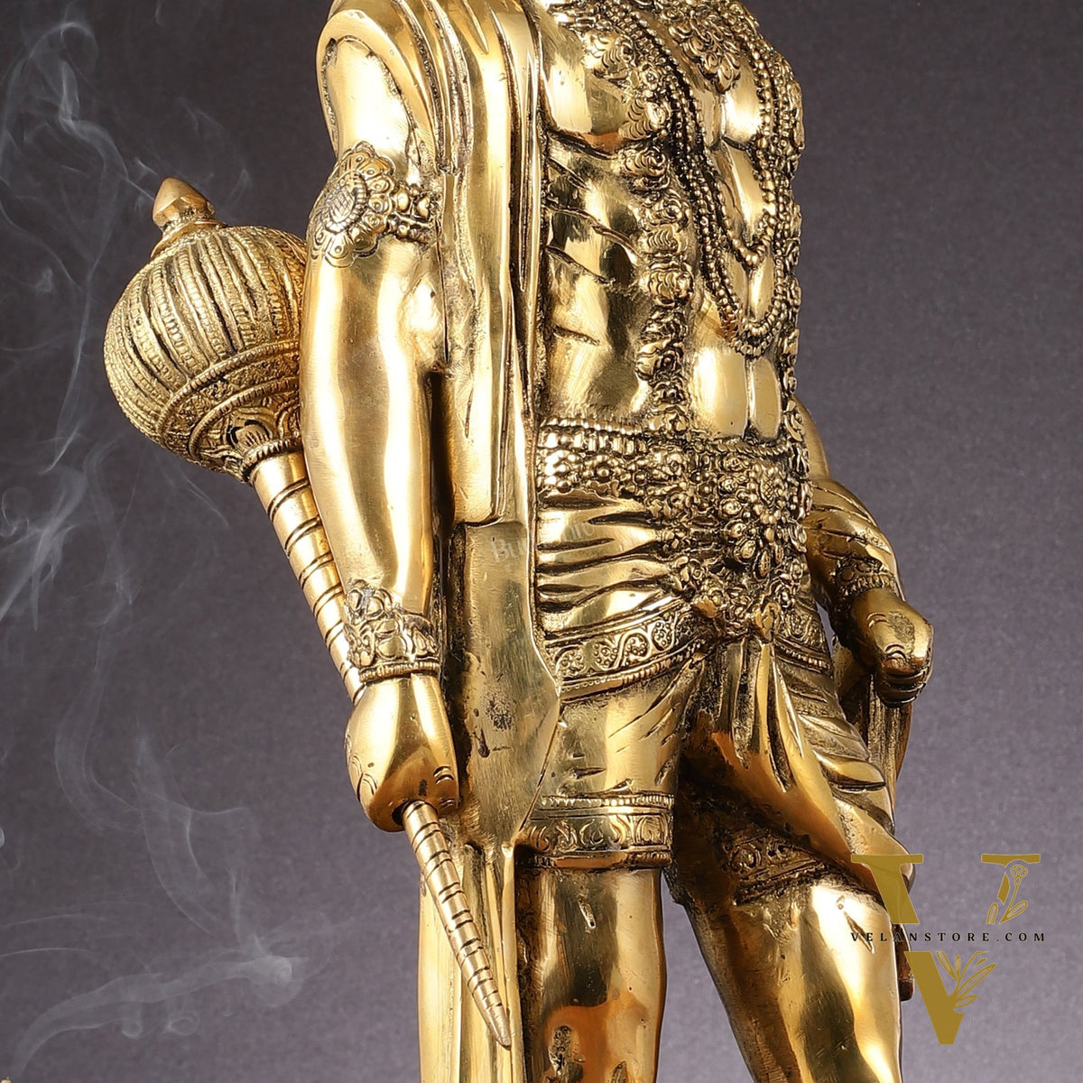 Brass Standing Lord Hanuman idol 24" Height