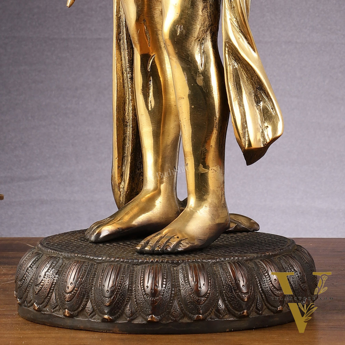 Brass Standing Lord Hanuman idol 24" Height