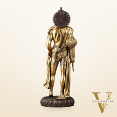 Brass Standing Lord Hanuman idol 24" Height