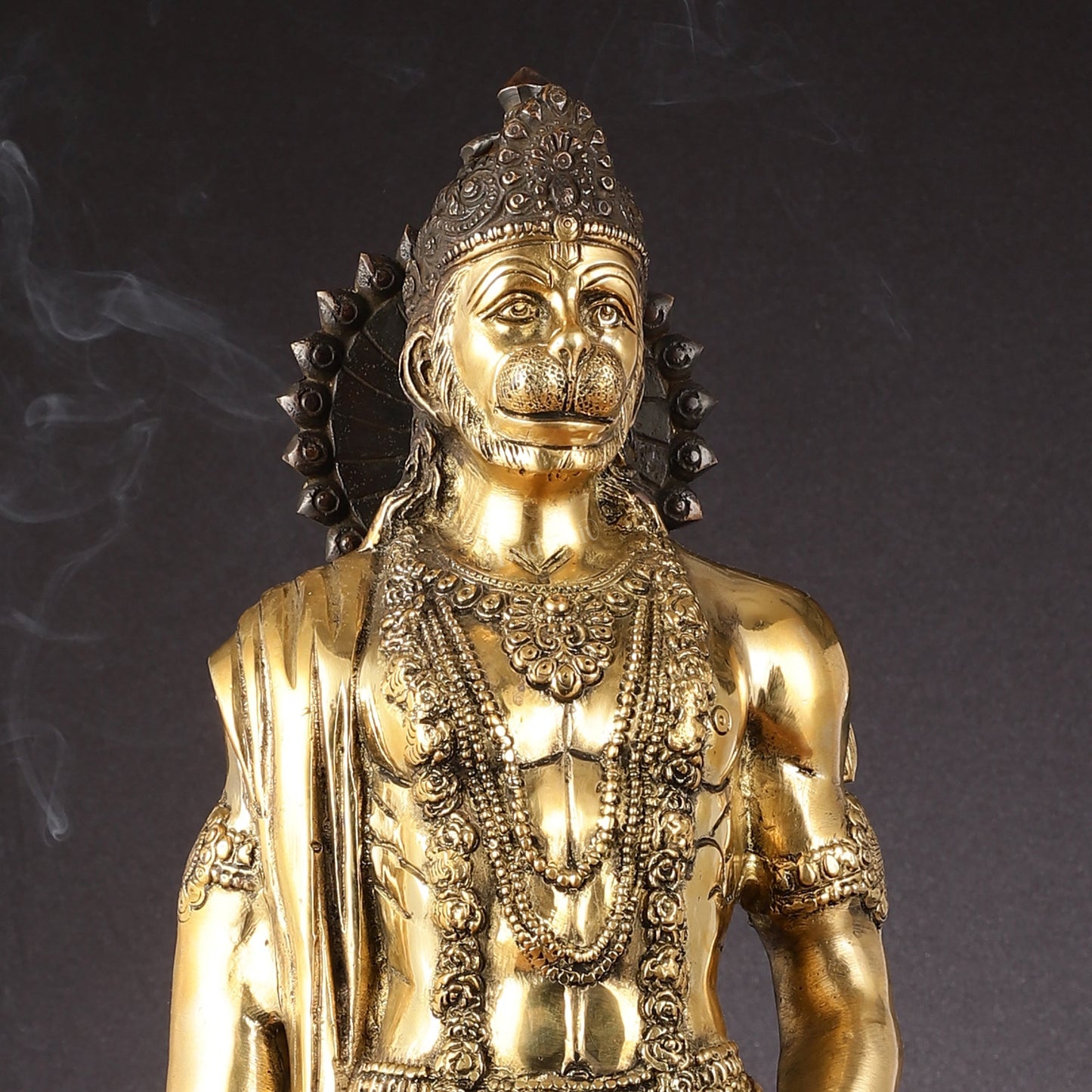Brass Standing Lord Hanuman idol 24" Height