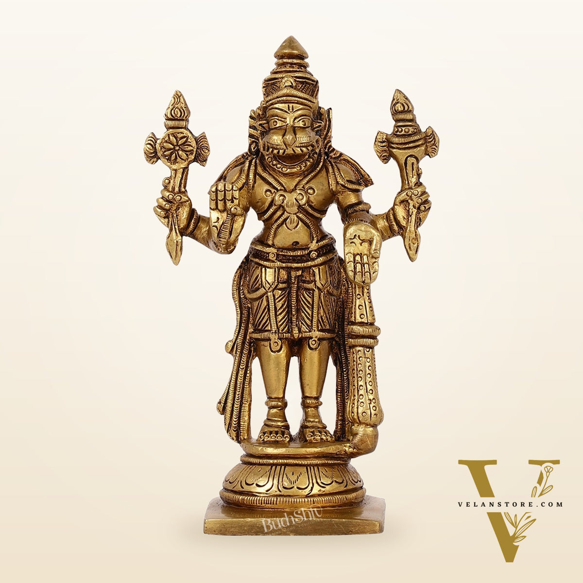 Brass Standing Narsimha 6"