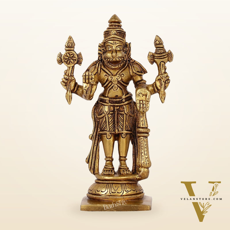 Brass Standing Narsimha 6"