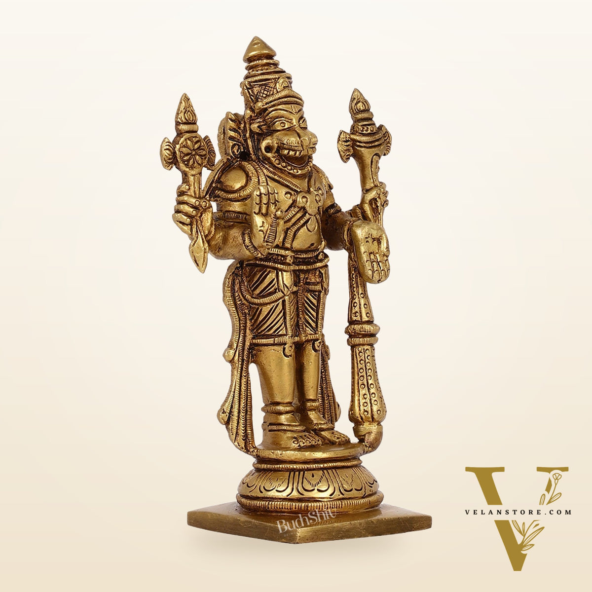 Brass Standing Narsimha 6"
