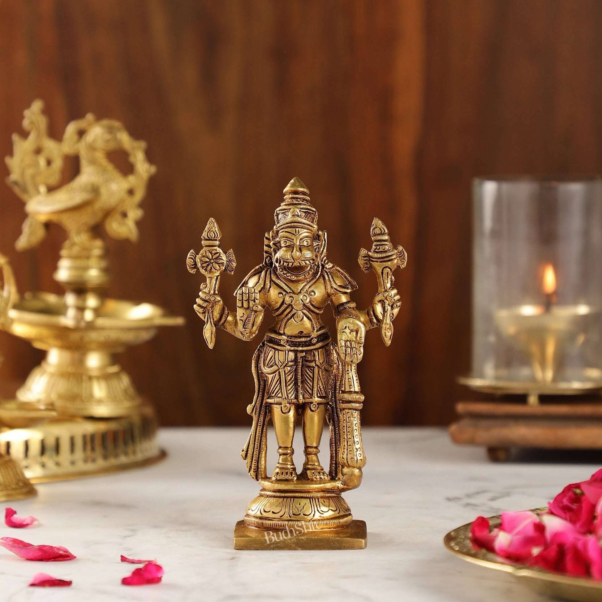 Brass Standing Narsimha 6"