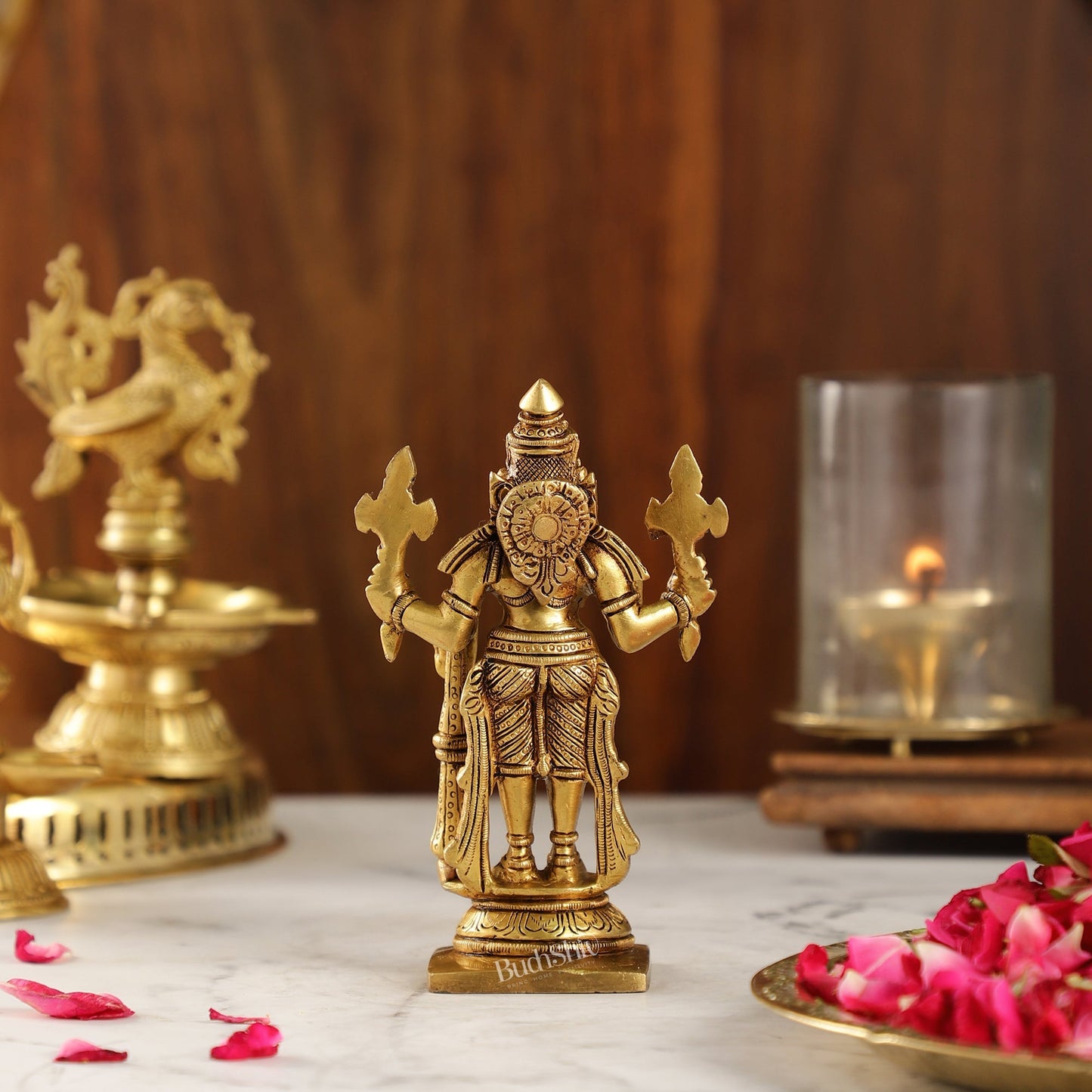Brass Standing Narsimha 6"