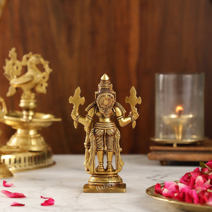Brass Standing Narsimha 6"