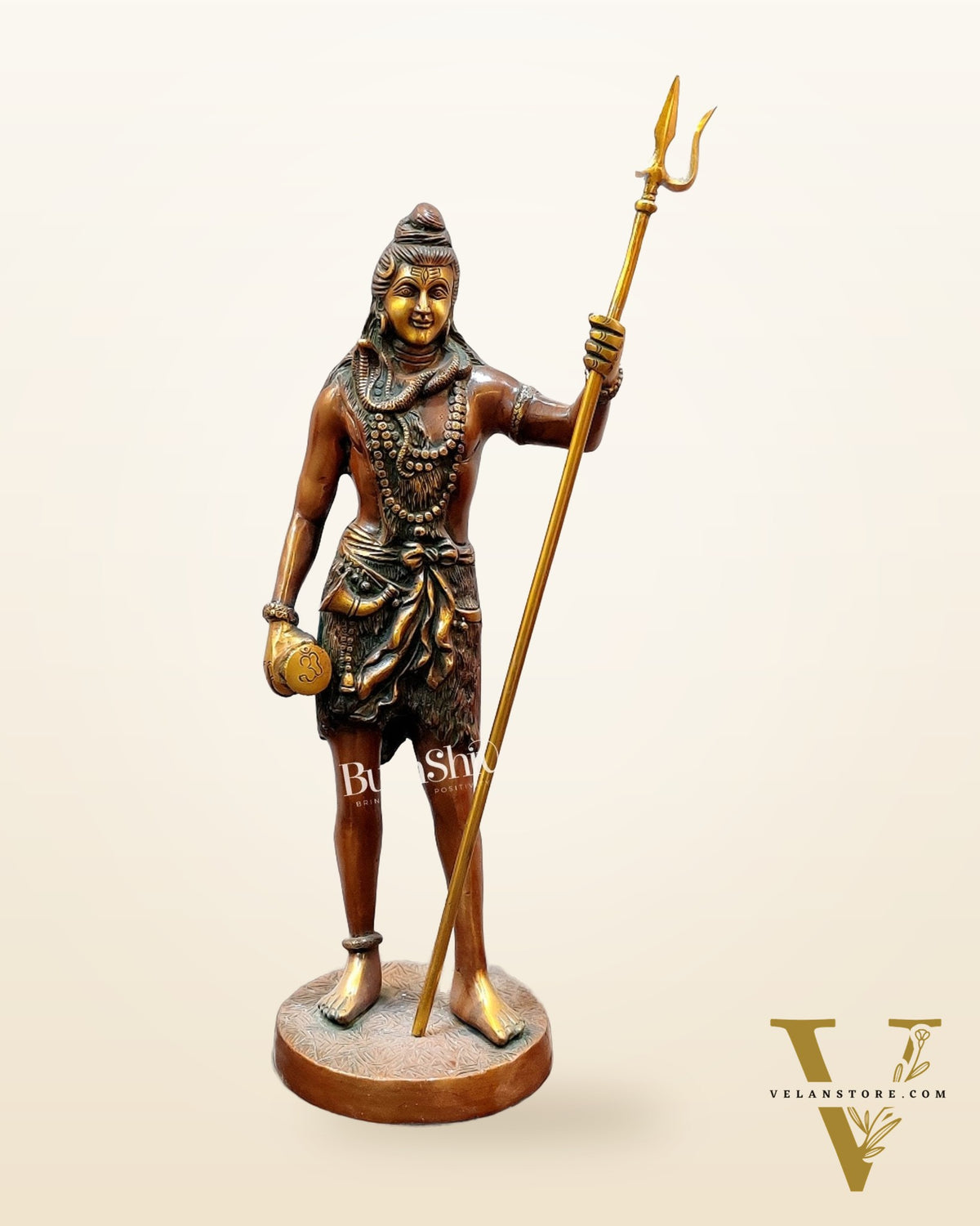 Brass Standing Shiva 18 inch