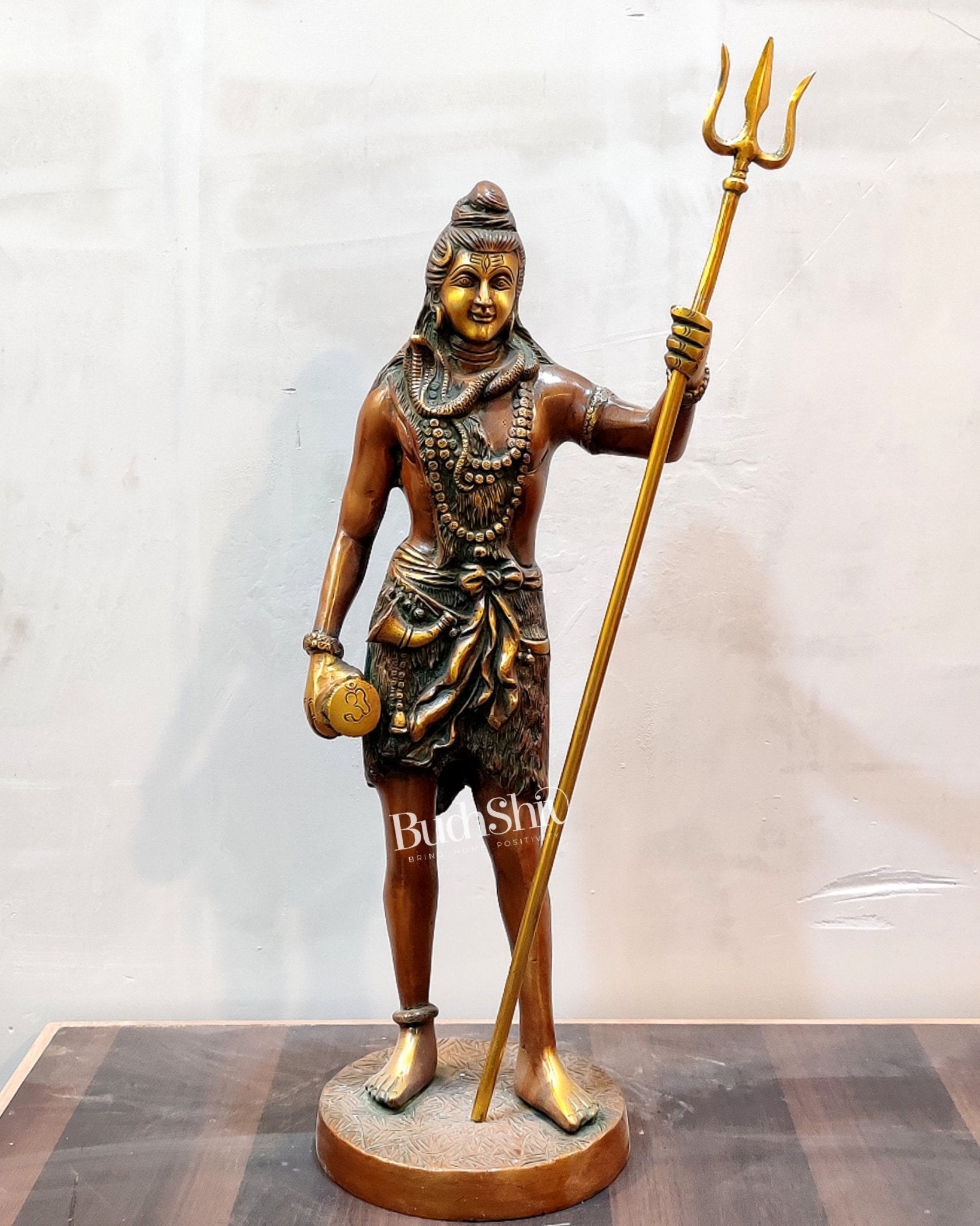 Brass Standing Shiva 18 inch