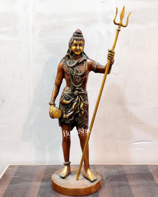 Brass Standing Shiva 18 inch