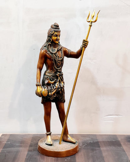 Brass Standing Shiva 18 inch