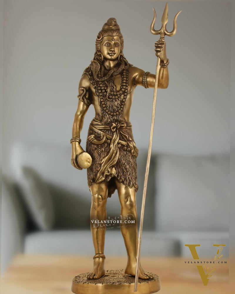 Brass Standing Shiva 23 inch