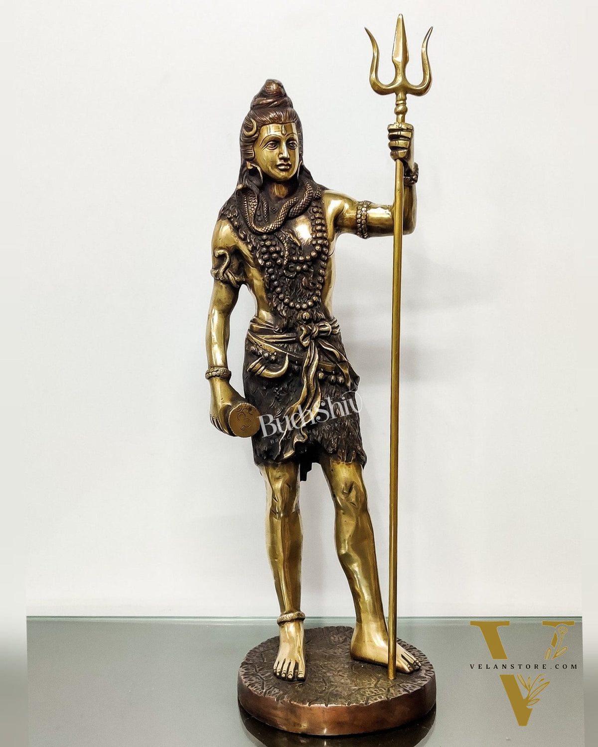 Brass Standing Shiva 23 inch