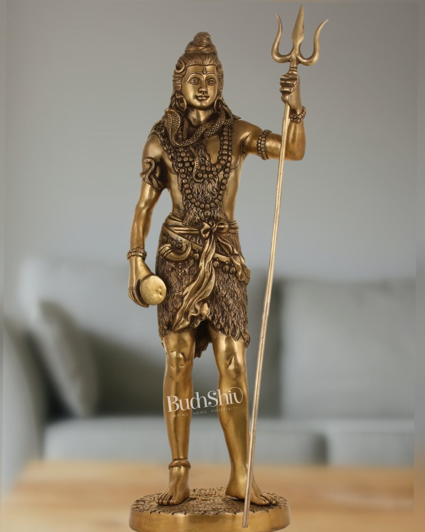 Brass Standing Shiva 23 inch