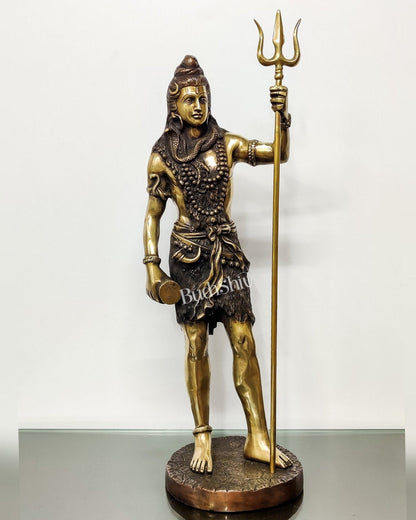 Brass Standing Shiva 23 inch