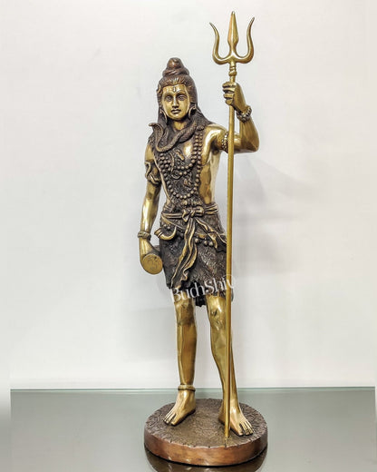 Brass Standing Shiva 23 inch