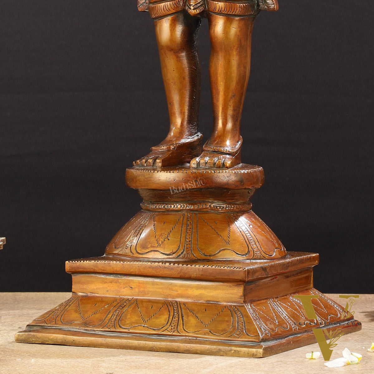 Brass Standing Shiva Pashupatinath Statue 18 inch