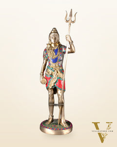 Brass Standing Shiva Statue 23 inch