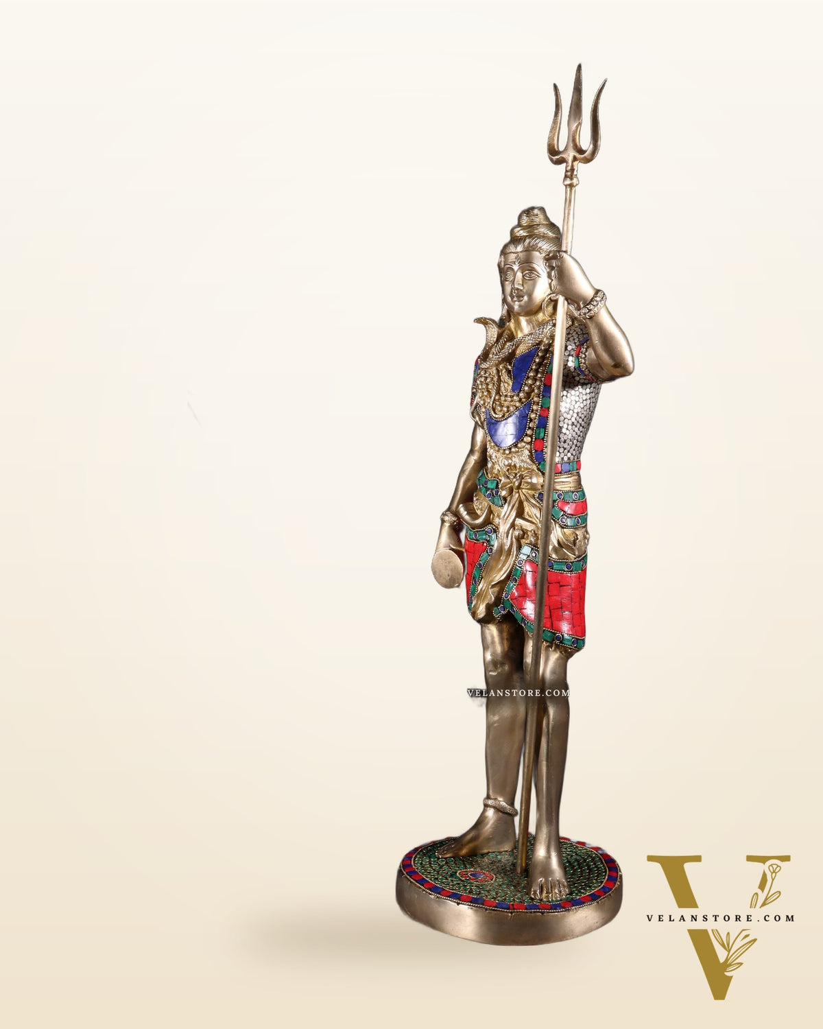 Brass Standing Shiva Statue 23 inch