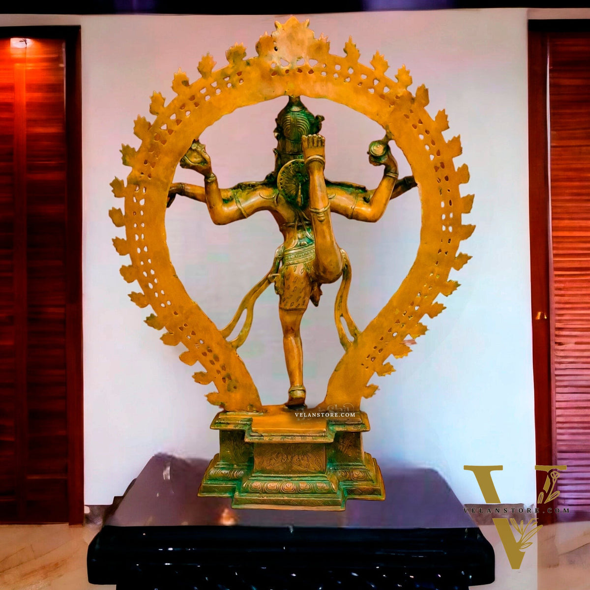 Brass Super fine Nataraja in Natarajasana 35"