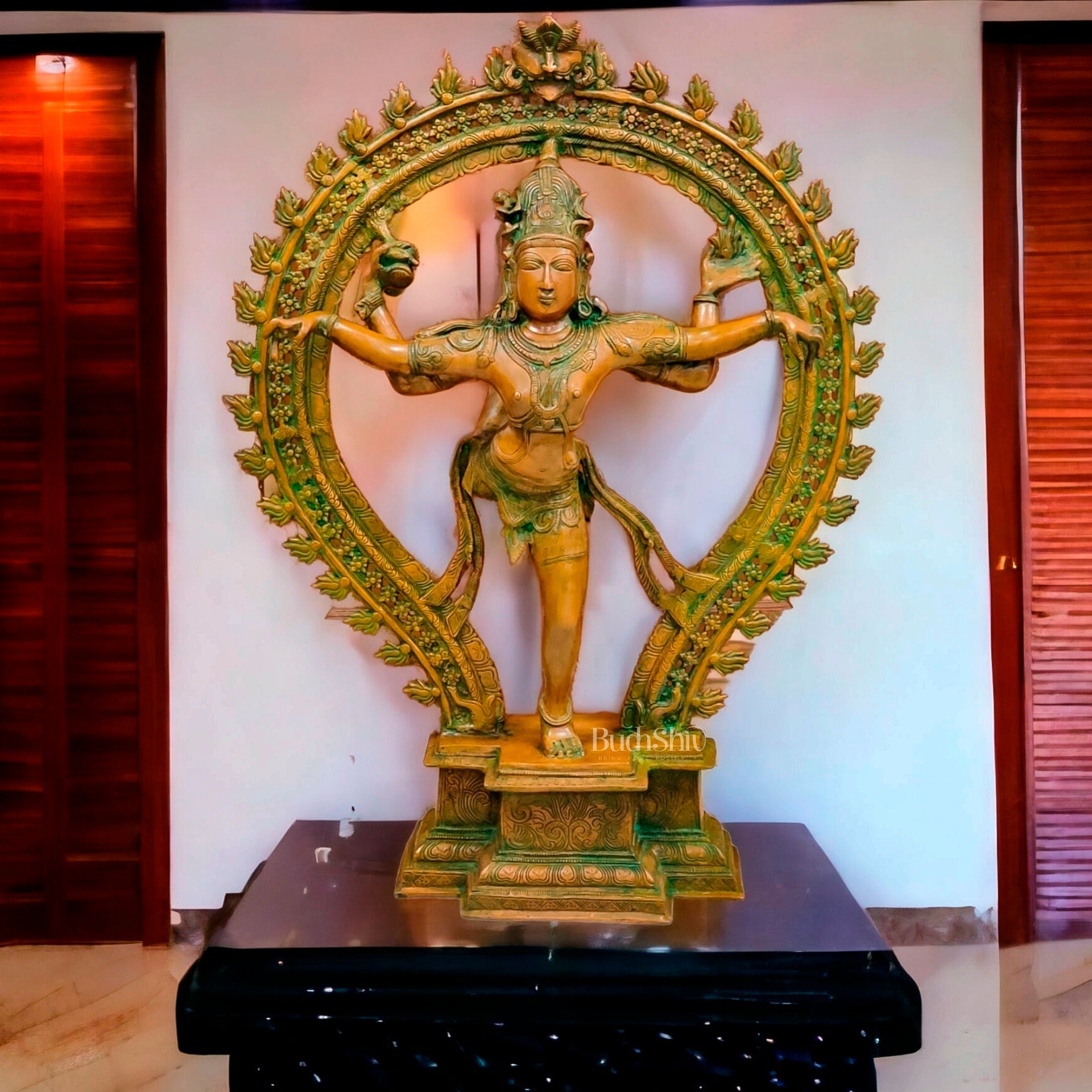 Brass Super fine Nataraja in Natarajasana 35"