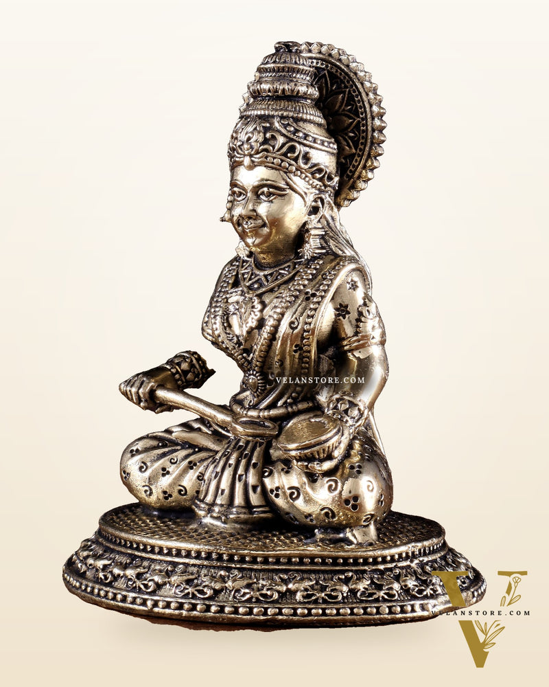 Brass Superfine Annapurna Devi Idol – 3.5 Inch