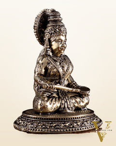 Brass Superfine Annapurna Devi Idol – 3.5 Inch