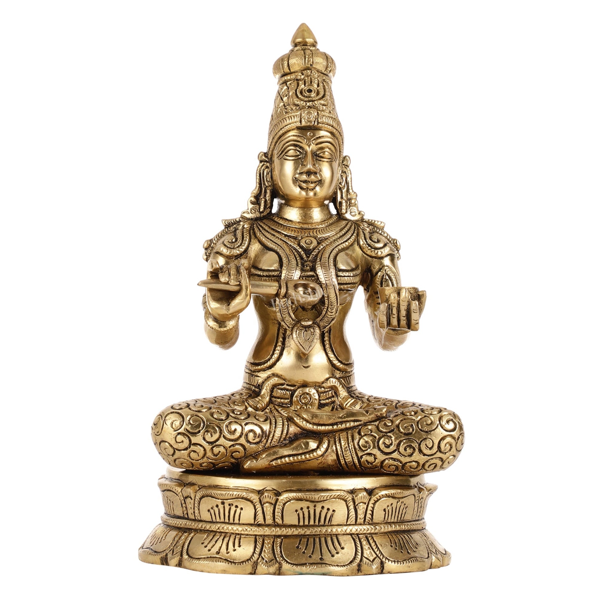 Brass Superfine Annapurna/Annapoorna Ma Idol - 11.5 Inch