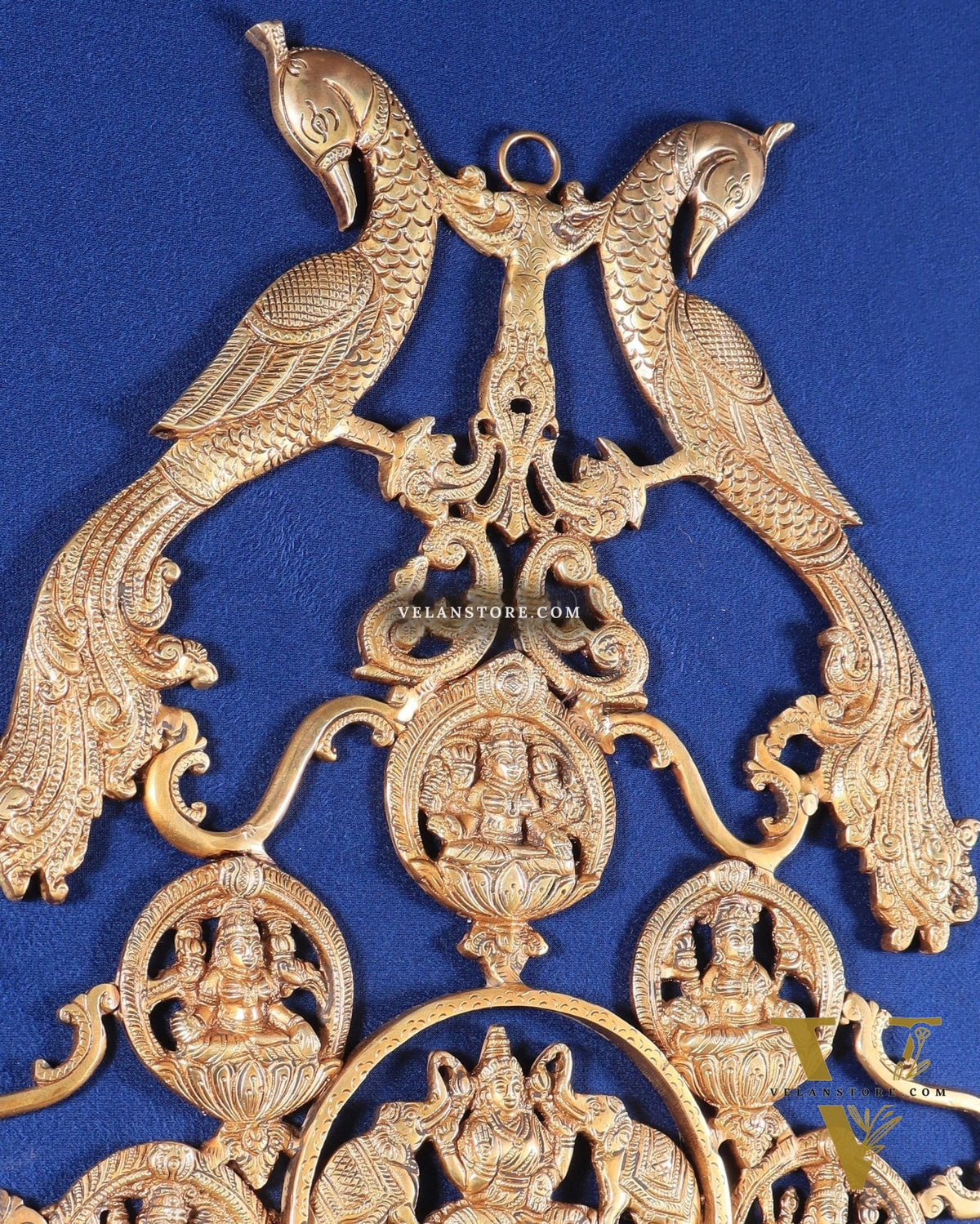 Brass Superfine Ashtalakshmi Wall Hanging Frame 18"