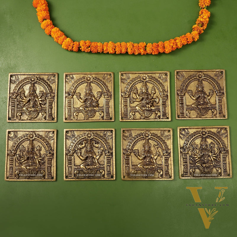 Brass Superfine Ashtalakshmi Wall Hanging