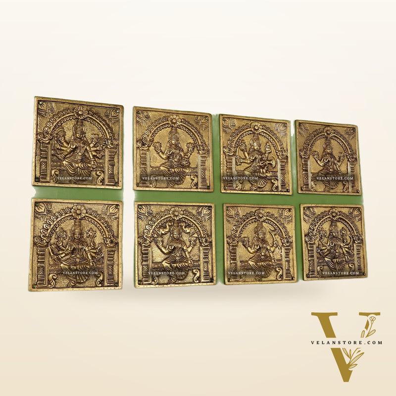 Brass Superfine Ashtalakshmi Wall Hanging