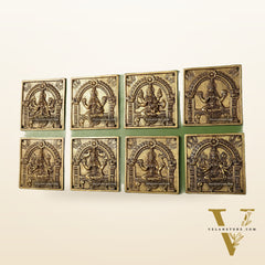 Brass Superfine Ashtalakshmi Wall Hanging
