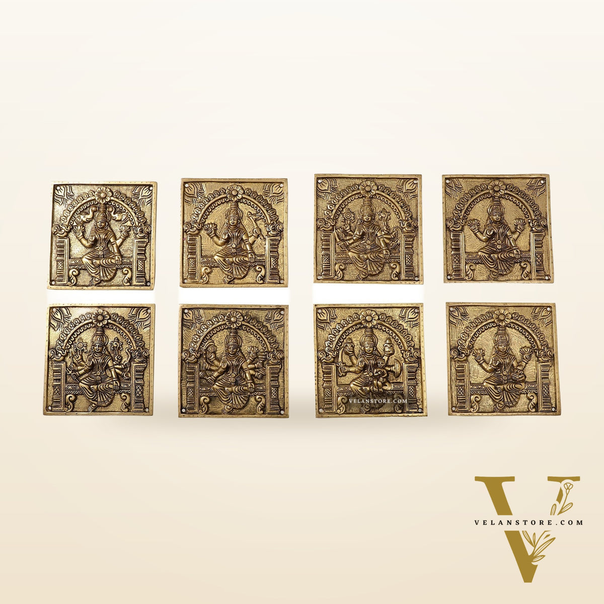 Brass Superfine Ashtalakshmi Wall Hanging