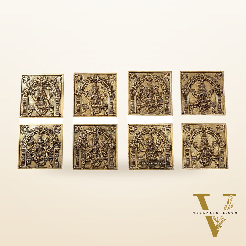 Brass Superfine Ashtalakshmi Wall Hanging