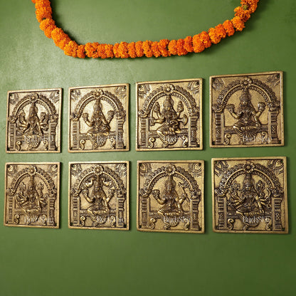 Brass Superfine Ashtalakshmi Wall Hanging