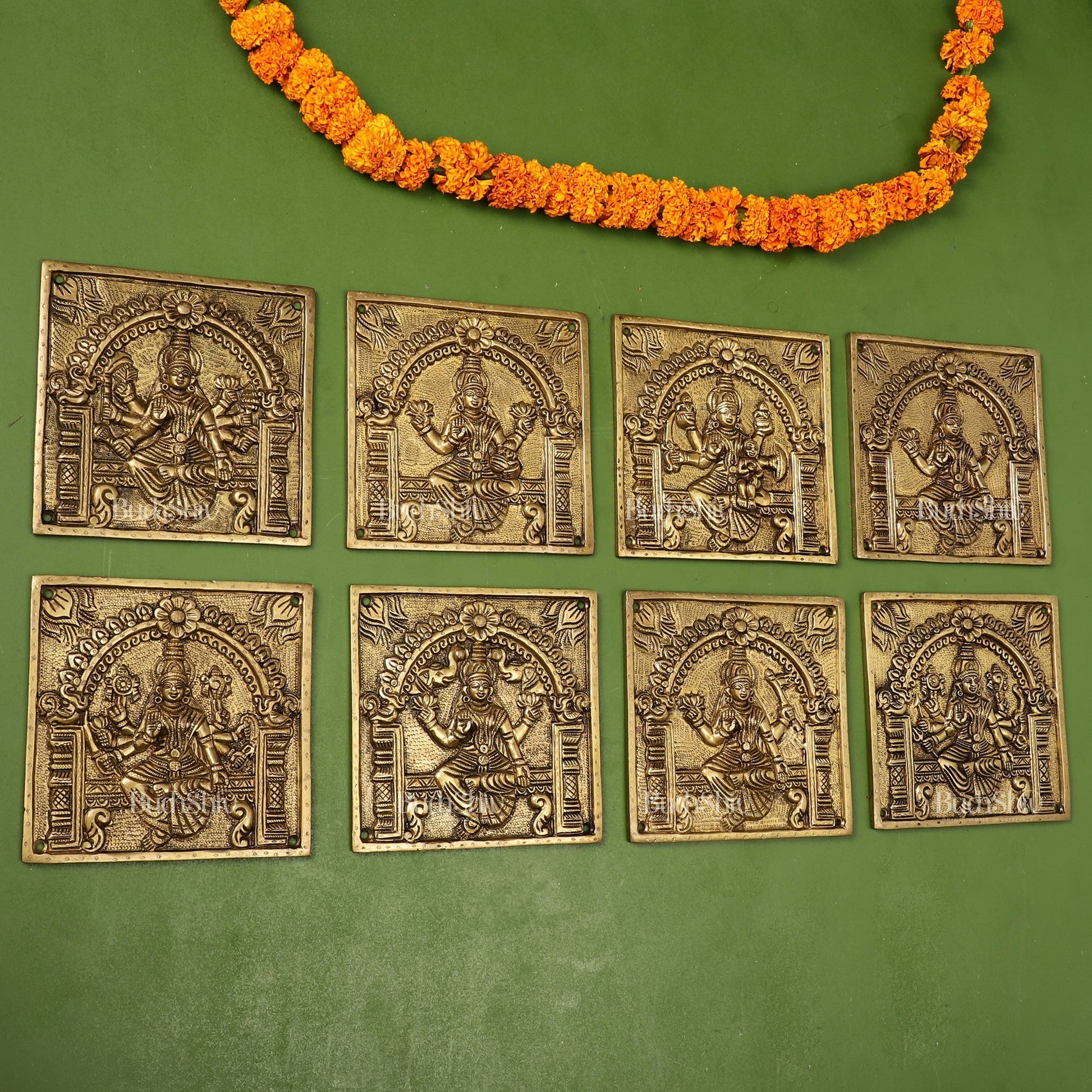 Brass Superfine Ashtalakshmi Wall Hanging