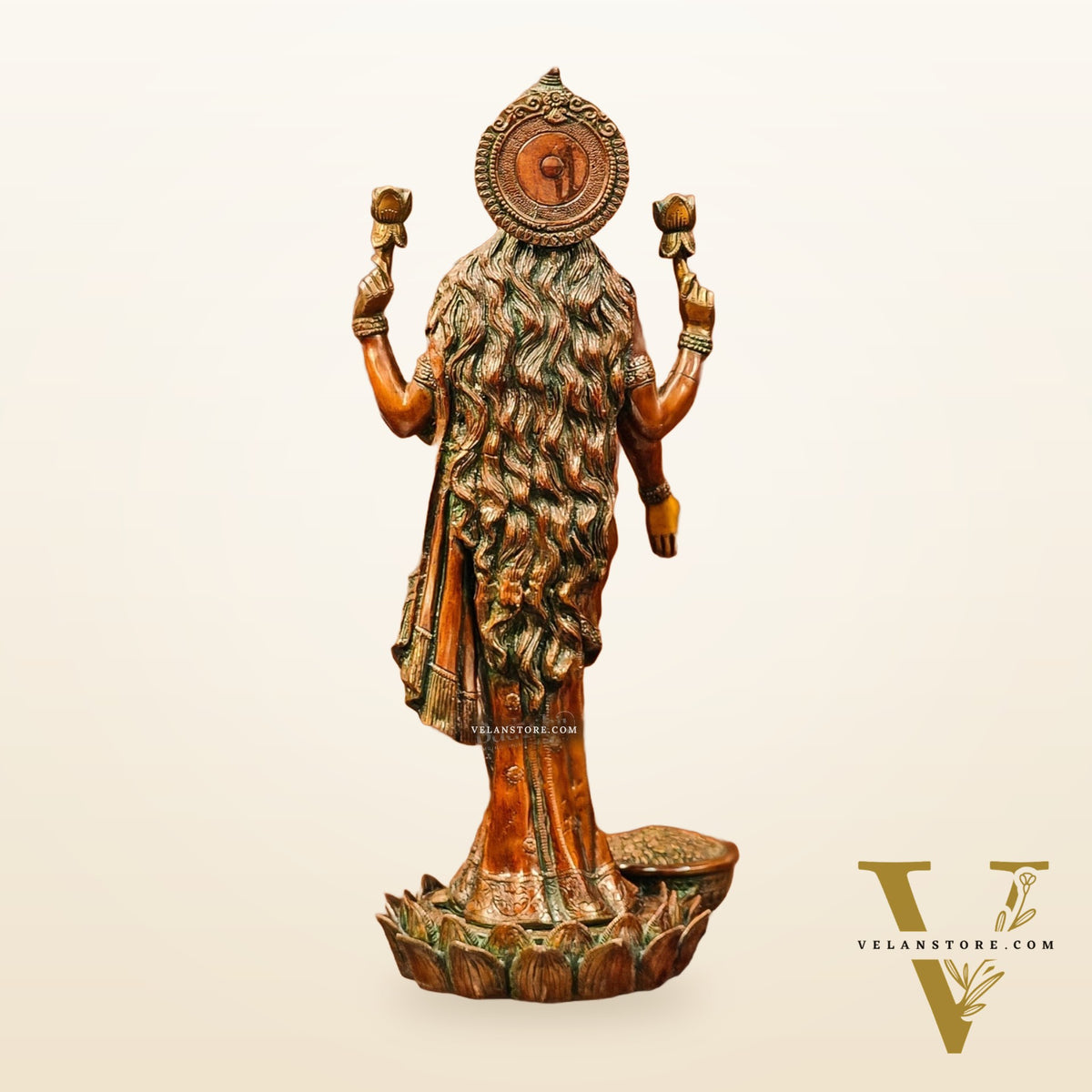 Brass Superfine Dhanlakshmi idol 25"