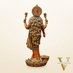 Brass Superfine Dhanlakshmi idol 25"
