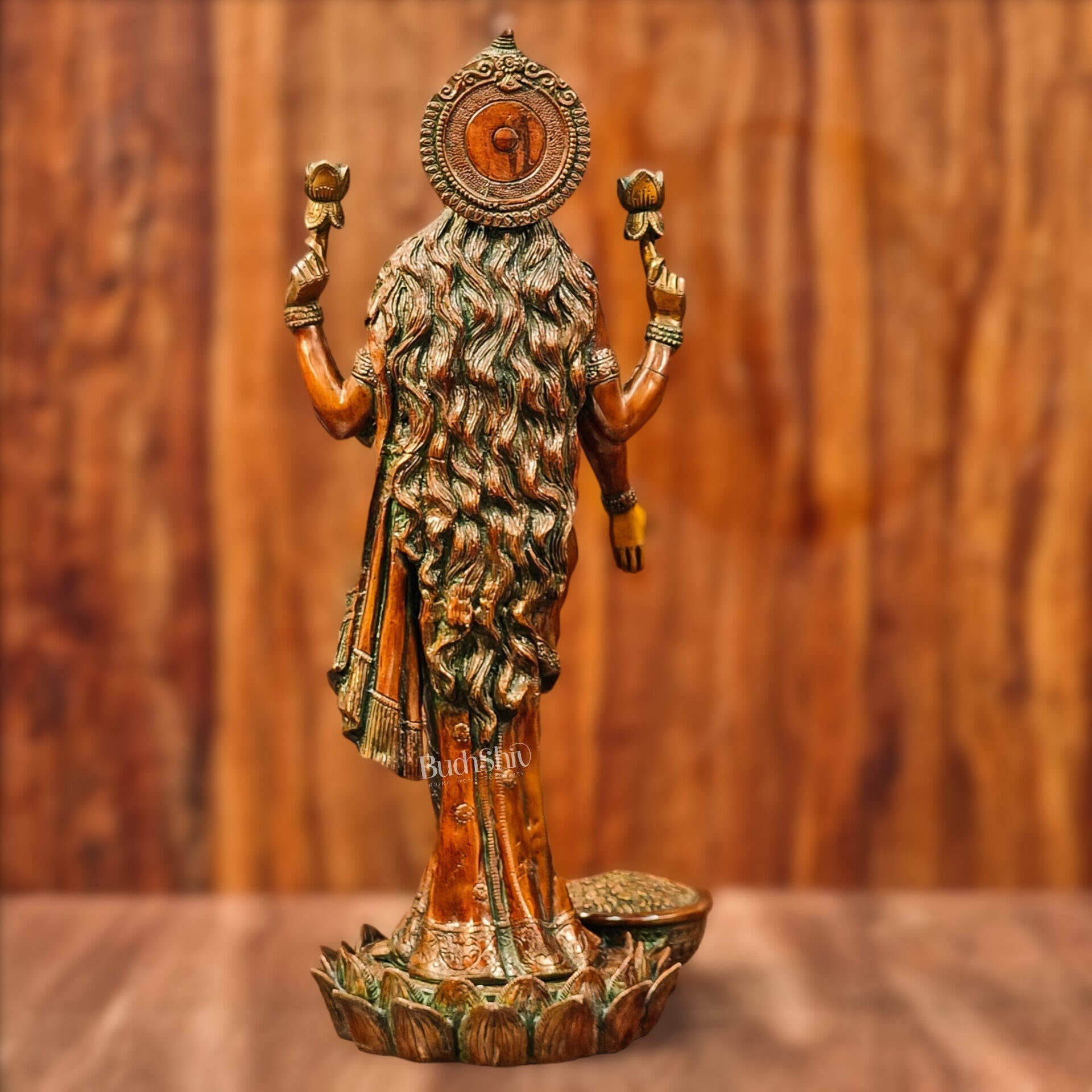 Brass Superfine Dhanlakshmi idol 25"