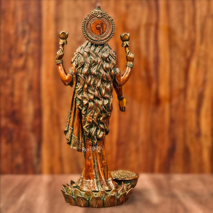 Brass Superfine Dhanlakshmi idol 25"