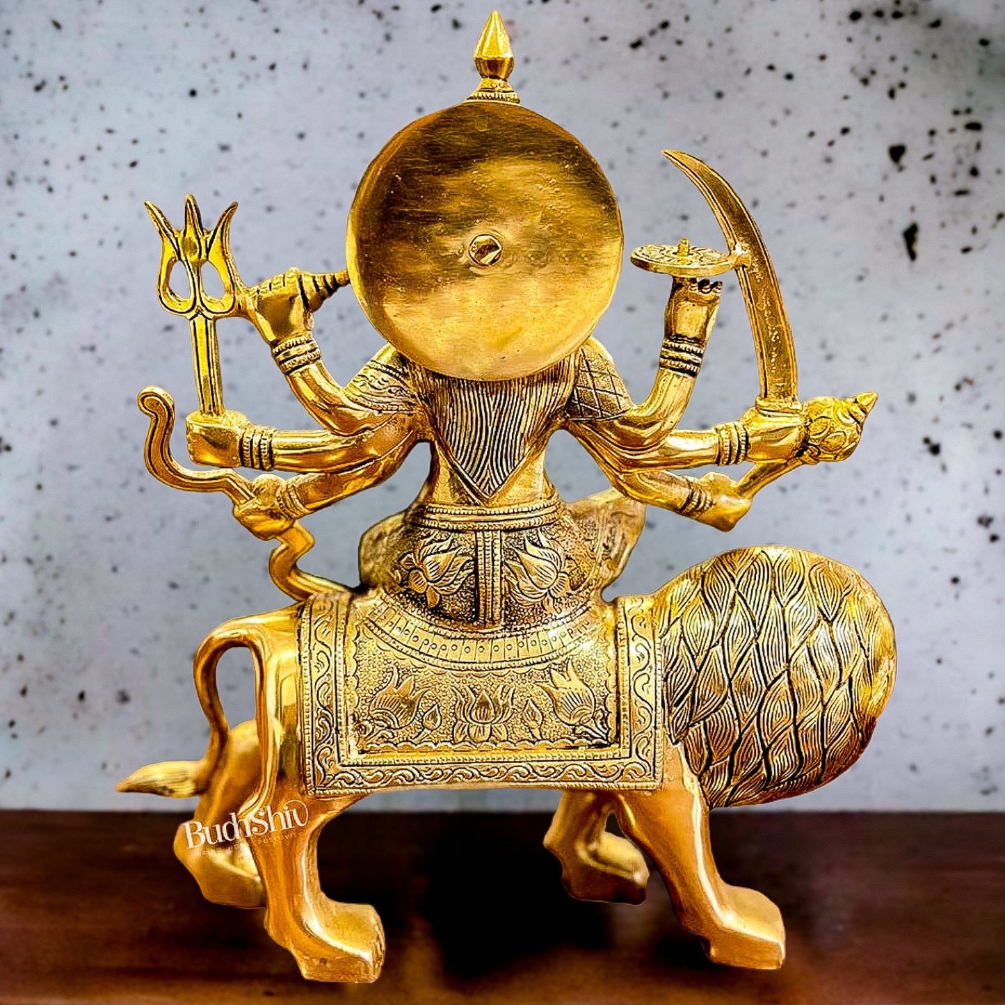 Brass Superfine Durga Statue 14"