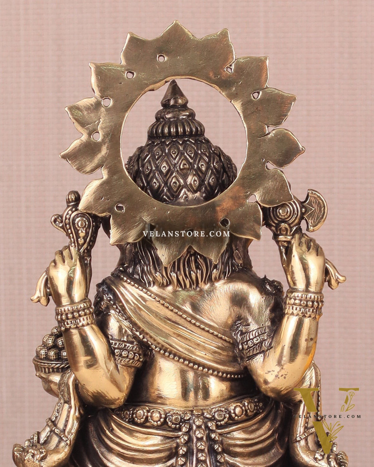 Brass Superfine Ganesh Idol - 8"